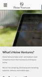 Mobile Screenshot of heineventures.com